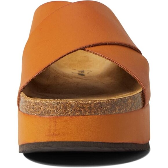 LAST PAIRS! NEW FREE PEOPLE  Sidelines Flatform Sandals  392S0 in sunset orange - Picture 5 of 11